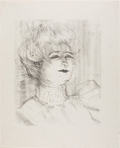 Marie-Louise Marsy, from Thirteen Lithographs by Henri de Toulouse-Lautrec