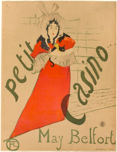 May Belfort by Henri de Toulouse-Lautrec