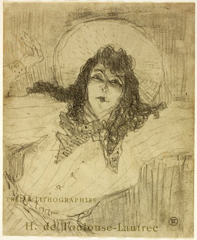 May Belfort, from Thirteen Lithographs by Henri de Toulouse-Lautrec
