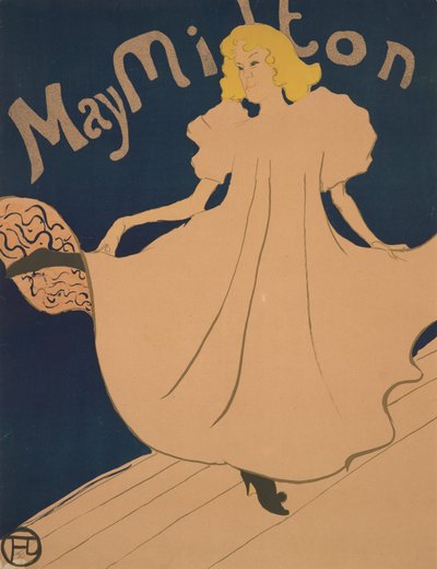 May Milton by Henri de Toulouse-Lautrec