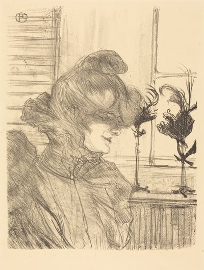 Mme. Le Marguoin, Milliner by Henri de Toulouse-Lautrec