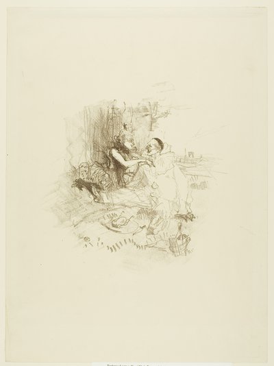 Picnic by Henri de Toulouse-Lautrec