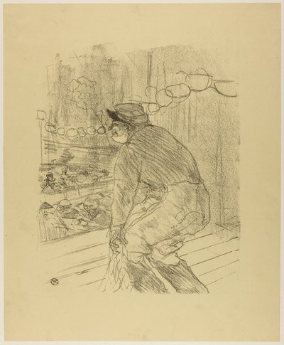 Polin, from Thirteen Lithographs by Henri de Toulouse-Lautrec