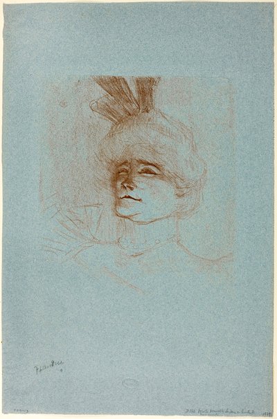 Portrait of Mademoiselle Marcelle Lender, Three-Quarter View by Henri de Toulouse-Lautrec