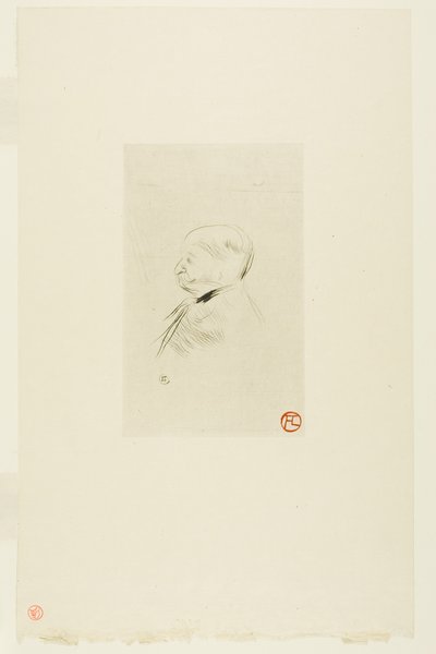Portrait of a Man by Henri de Toulouse-Lautrec