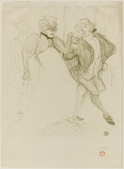 Réjane and Galipaux, in Madame Sans-Gêne by Henri de Toulouse-Lautrec