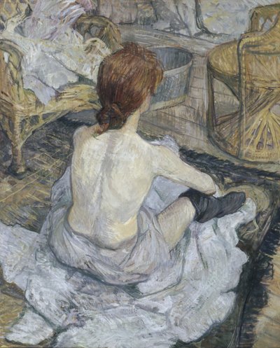 The Redhead, also called The Toilet by Henri de Toulouse-Lautrec