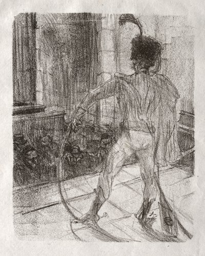 At the Foot of Sinai: Schlomé Fuss at the Synagogue by Henri de Toulouse-Lautrec