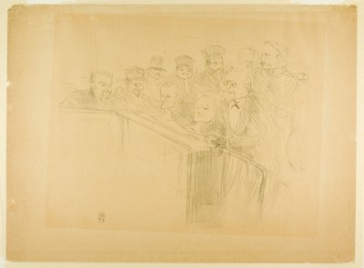 The Arton Trial (First Plate) by Henri de Toulouse-Lautrec