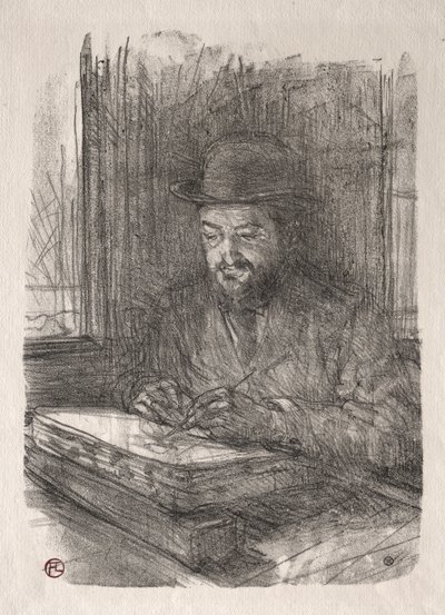 The Good Lithographer by Henri de Toulouse-Lautrec
