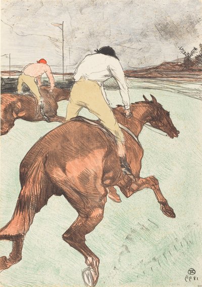 The Jockey by Henri de Toulouse-Lautrec