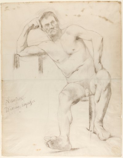 The Model Nizzavena by Henri de Toulouse-Lautrec