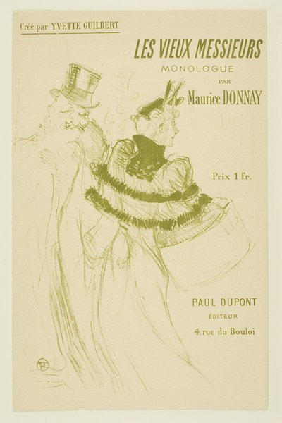 The Old Gentlemen by Henri de Toulouse-Lautrec