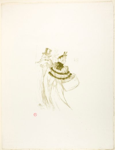 The Old Gentlemen by Henri de Toulouse-Lautrec
