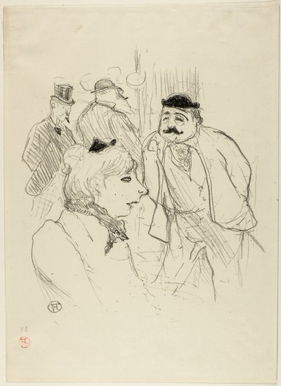 The Stalk—Moulin Rouge by Henri de Toulouse-Lautrec