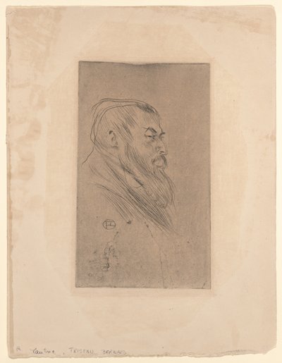 Tristan Bernard by Henri de Toulouse-Lautrec