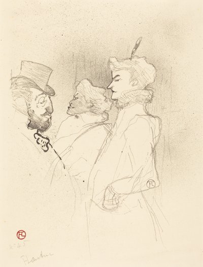 Why Not?...Once Is Not a Habit by Henri de Toulouse-Lautrec