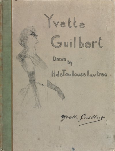 Yvette Guilbert-English Series by Henri de Toulouse-Lautrec