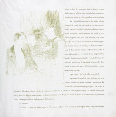 Yvette Guilbert - French Series: No. 8 by Henri de Toulouse-Lautrec
