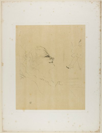 Yvette Guilbert—Pessima from Yvette Guilbert by Henri de Toulouse-Lautrec