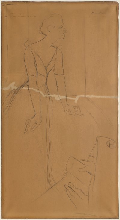 Yvette Guilbert by Henri de Toulouse-Lautrec