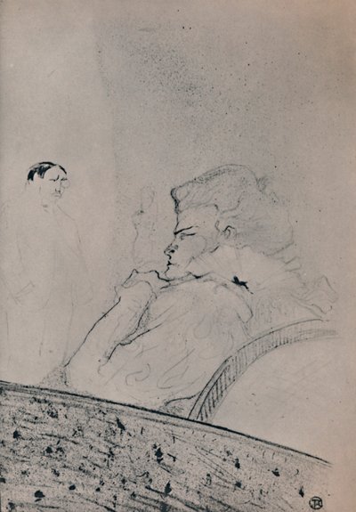 Brandes in Her Dressing Room by Henri de Toulouse Lautrec