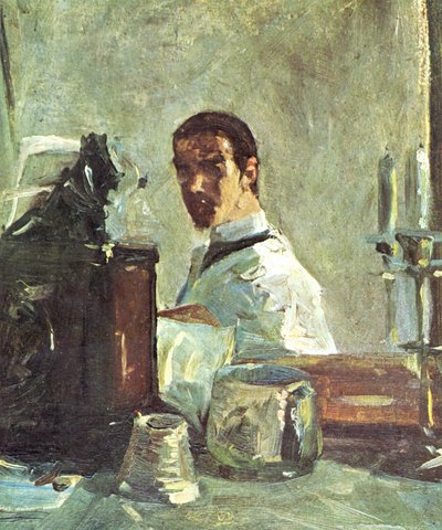 Self-Portrait in Front of a Mirror by Henri de Toulouse-Lautrec