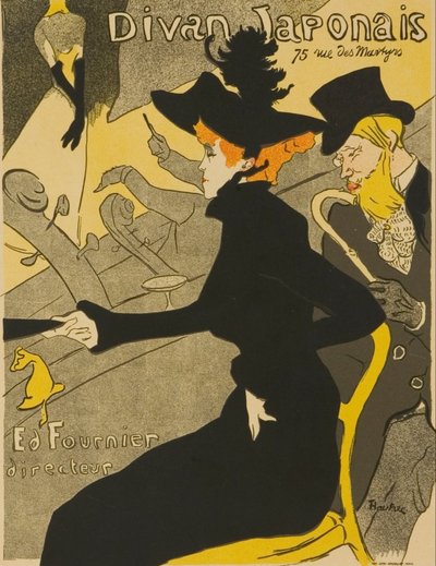 The Japanese Sofa by Henri de Toulouse-Lautrec