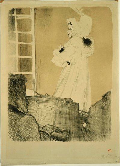 Miss May Belfort (State I) by Henri de Toulouse-Lautrec