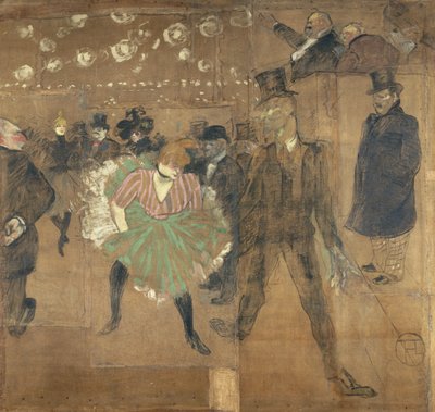 Panels for the Booth of La Goulue, at the Foire du Trône in Paris by Henri de Toulouse-Lautrec