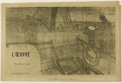 Prospectus—Program of the Work by Henri de Toulouse-Lautrec