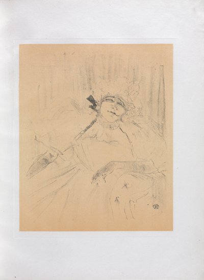 Yvette Guilbert-English Series: Ancient Song by Henri de Toulouse Lautrec