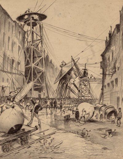 Humans Dissecting Martian War Machines by Henrique Alvim Correa