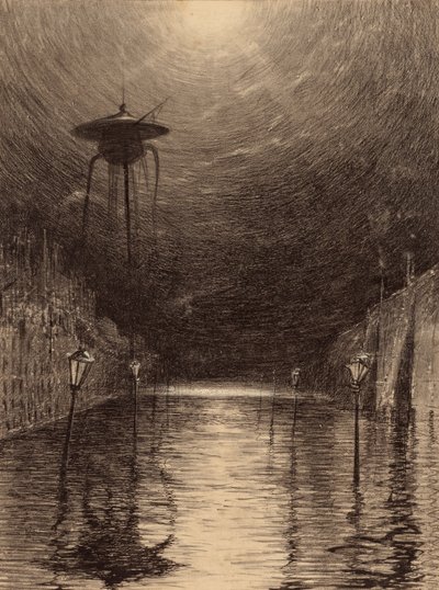 Martian Machine over the Thames by Henrique Alvim Correa