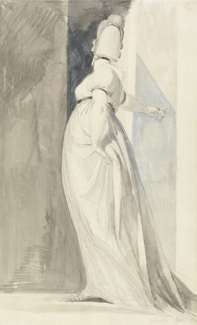 Back View of a Standing Female, Called Mrs. Fuseli by Henry  Fuseli