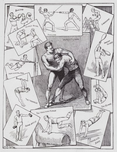 Indoor Exercises by Henry Alexander (after) Ogden