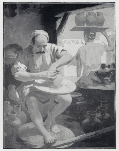 An Eastern potter by Henry Andrew Harper