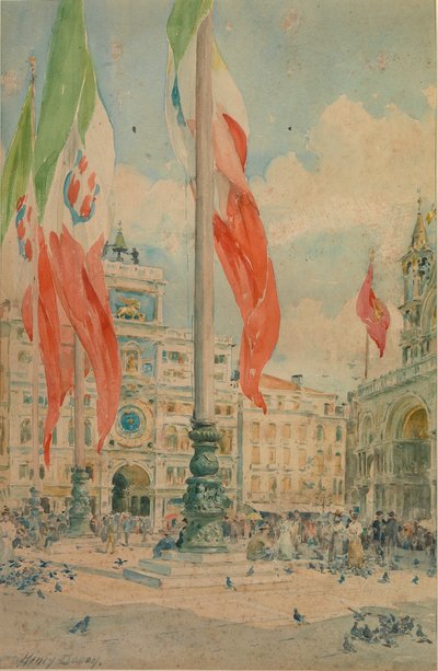 Piazza San Marco by Henry Bacon