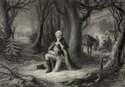 The Prayer At Valley Forge by Henry Brueckner