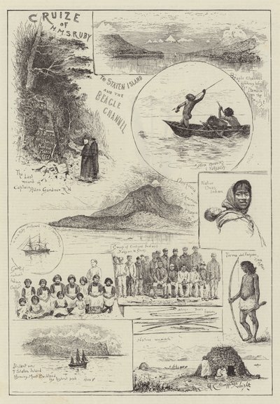Cruise of HMS Ruby to Staten Island and the Beagle Channel by Henry Charles Seppings Wright