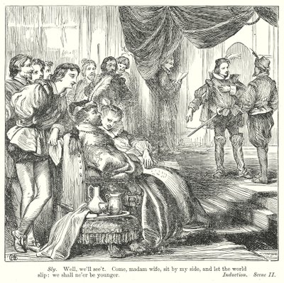 The Taming of the Shrew by Henry Courtney (after) Selous
