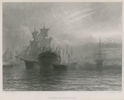 Woolwich Dockyard by Henry Dawson