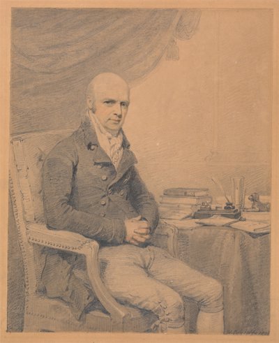 Portrait of Thomas Estcourt Esq. of Estcourt by Henry Edridge