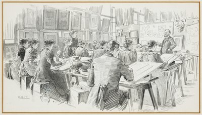 Designing Room, Municipal School of Art by Henry Edward Tidmarsh