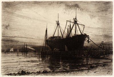 Sunset, Gowanus Bay by Henry Farrer