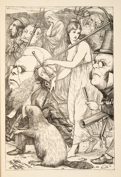 To Pursue it with Forks and Hope, from The Hunting of the Snark, an Agony in Eight Fits, by Lewis Carroll by Henry Holiday