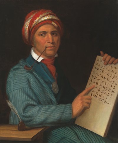Sequoyah (c. 1770-1843), c.1830 by Henry Inman