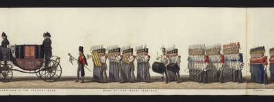 Part of the Panoramic View of the Entire Funeral Procession of Arthur, Duke of Wellington by Henry Jr and Sala Alken