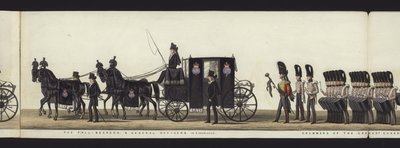Part of the Panoramic View of the Entire Funeral Procession of Arthur, Duke of Wellington by Henry Jr and Sala Alken