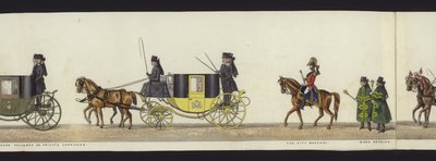 Part of the Panoramic View of the Entire Funeral Procession of Arthur, Duke of Wellington by Henry Jr and Sala Alken